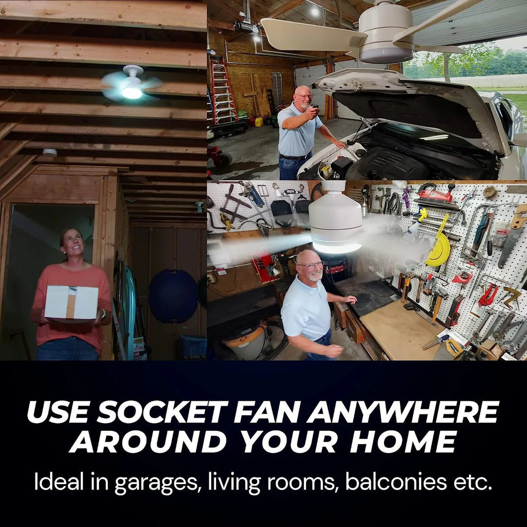 🏆LAST DAY SALE 50% OFF🔥 40W LED Ceiling Fan Light – 20.5” Ultra-Quiet with Remote 🎯 | E27 + FREE B22 Adapter 🔌 | For Bedroom 😴, Kitchen 👩🍳 & Garage 🛠️ – UK Ready! 🇬🇧