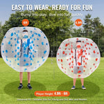 5FT Inflatable Sumo Bumper Balls 2-Pack, Heavy Duty PVC Human Zorb Ball for Outdoor Backyard Games