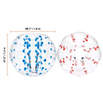 5FT Inflatable Sumo Bumper Balls 2-Pack, Heavy Duty PVC Human Zorb Ball for Outdoor Backyard Games