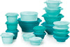 Sunburst Heritage Nesting Bowls & Canister Set, Airtight Press‑Seal Food Storage Vessels