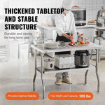 Folding Stainless Steel Prep Table