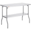 Folding Stainless Steel Prep Table