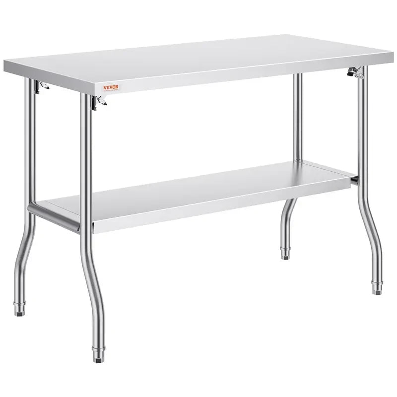 Folding Stainless Steel Prep Table