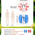 5FT Inflatable Sumo Bumper Balls 2-Pack, Heavy Duty PVC Human Zorb Ball for Outdoor Backyard Games