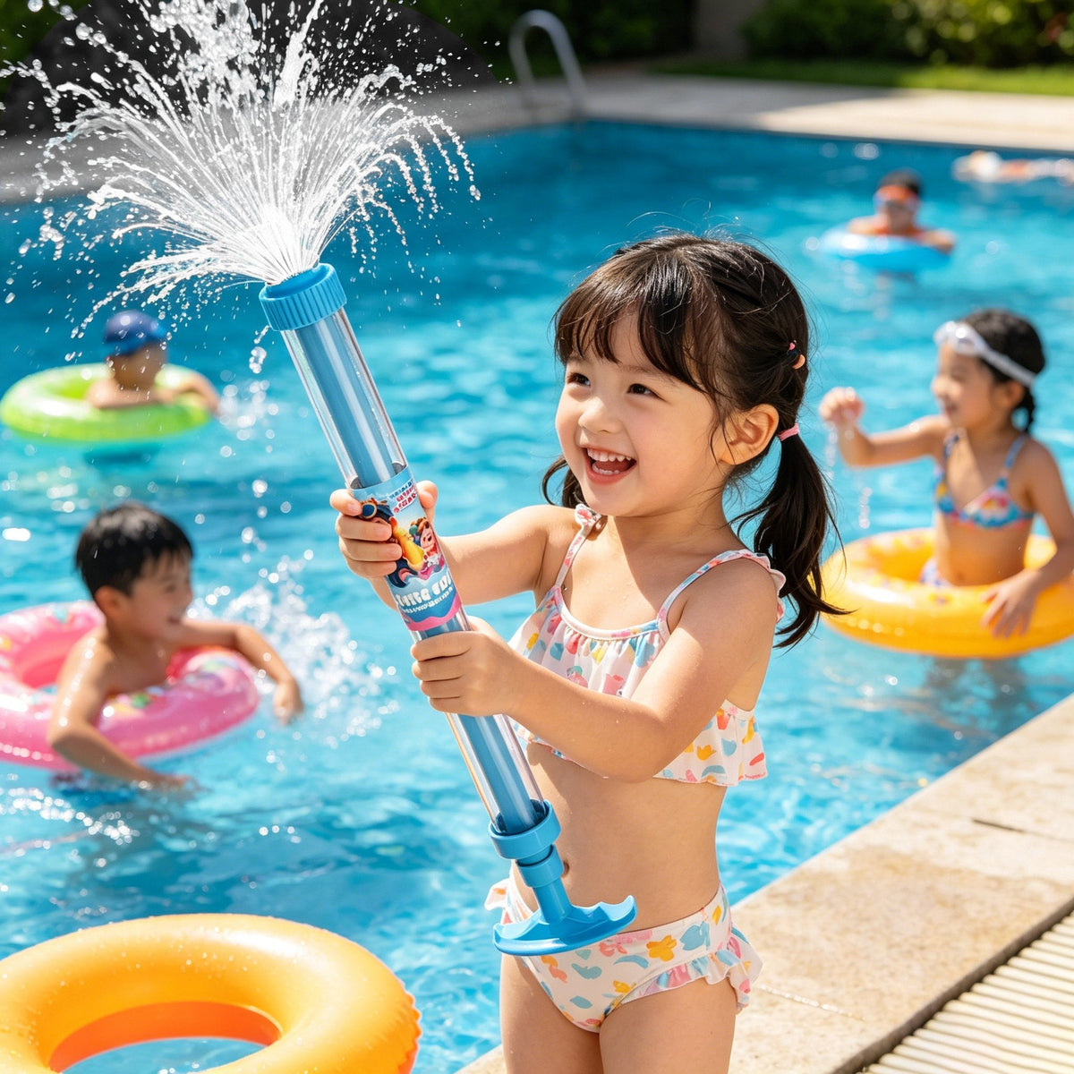 🌈 Glowing Water Blaster | Summer Fun That Pops Like Magic! ✨