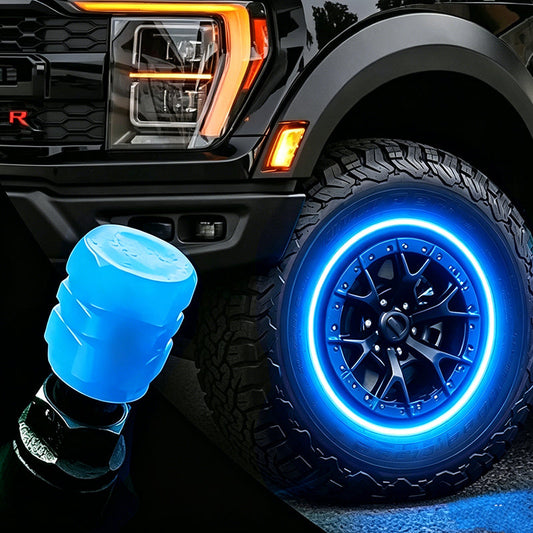 🔥💡Cool Glowing Tire Valve Caps – Instantly Upgrade Your Wheels