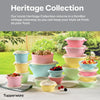 Sunburst Heritage Nesting Bowls & Canister Set, Airtight Press‑Seal Food Storage Vessels