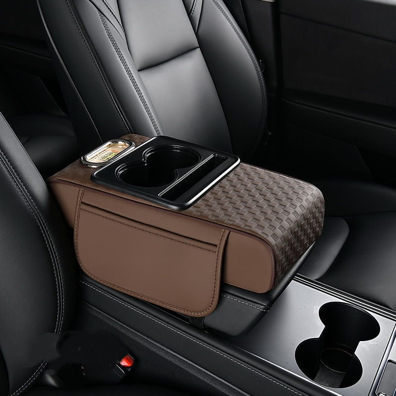 ⚡Transform Your Drive with the 4-in-1 Multi-Functional Car Armrest Organizer