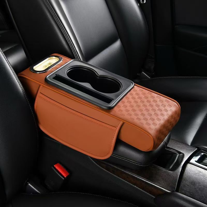 ⚡Transform Your Drive with the 4-in-1 Multi-Functional Car Armrest Organizer