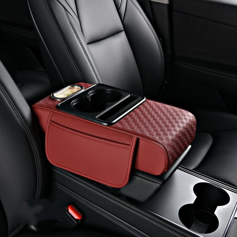 ⚡Transform Your Drive with the 4-in-1 Multi-Functional Car Armrest Organizer
