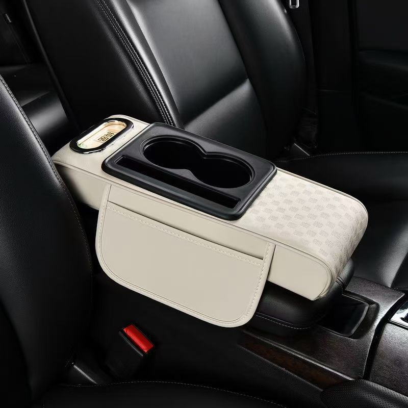 ⚡Transform Your Drive with the 4-in-1 Multi-Functional Car Armrest Organizer