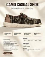 Comfortable Slip-on Camouflage Shoes | Mossy Oak OBL Collection Casual Loafers