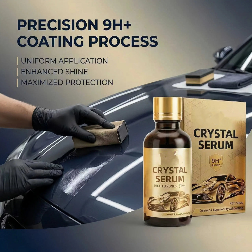 💎Crystal Serum – 9h Professional Ceramic Coating For Car Paint, Gloss & Protection