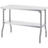 Folding Stainless Steel Prep Table