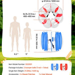 5FT Inflatable Sumo Bumper Balls 2-Pack, Heavy Duty PVC Human Zorb Ball for Outdoor Backyard Games